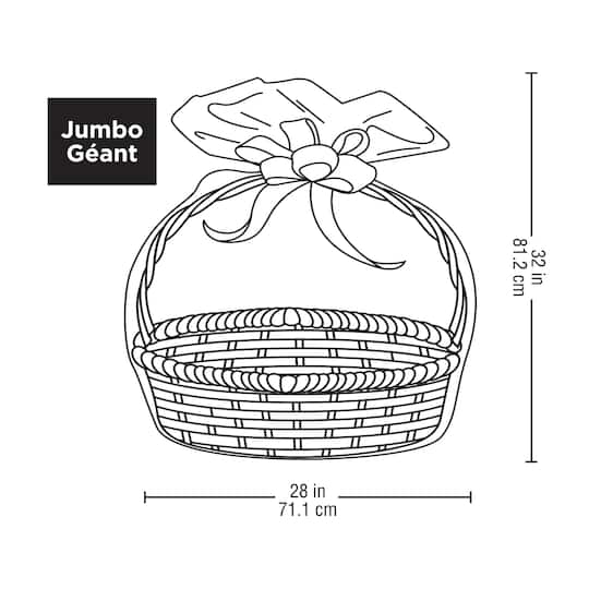 24 Pack: Jumbo Clear Basket Gift Bag by Celebrate It™